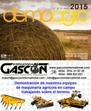 Demoagro 2015 - Démostrations de machines agricoles en plein champs